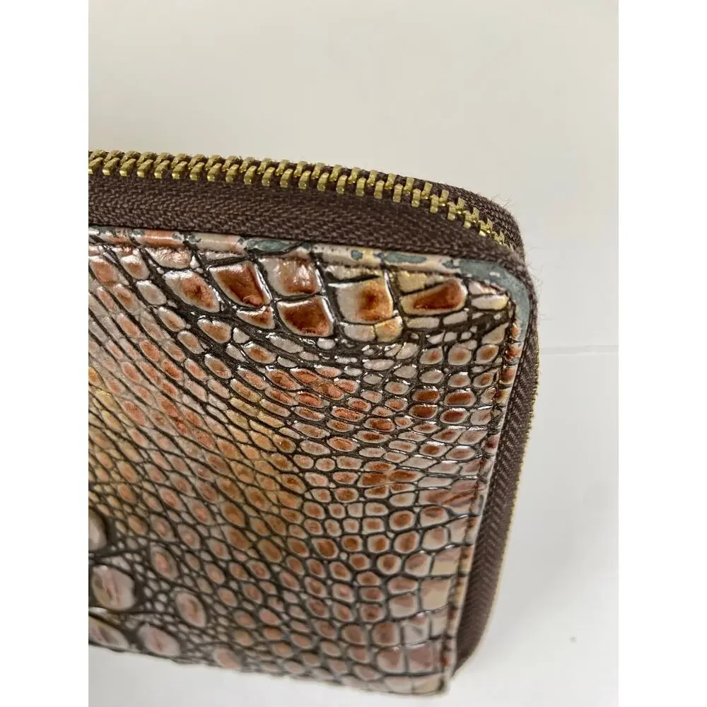 Brahmin Skyler Zip Around Clutch Wristlet Wallet With Slide Out Wristlet Strap